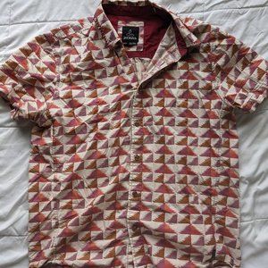 PRANA Button Up Short Sleeve Shirt